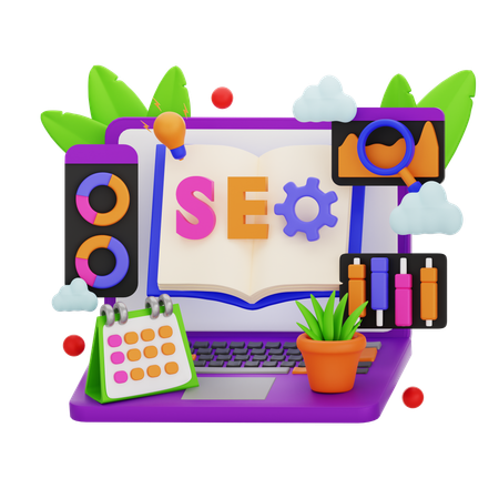 Estudo de SEO  3D Icon