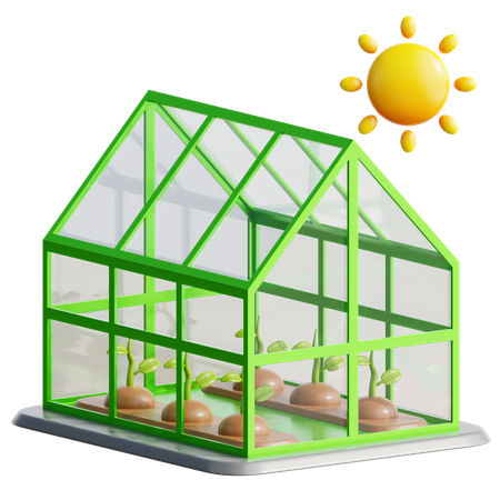Estufa  3D Icon