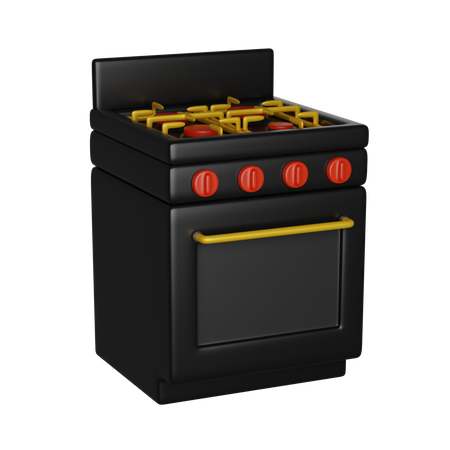 Estufa de cocina  3D Icon