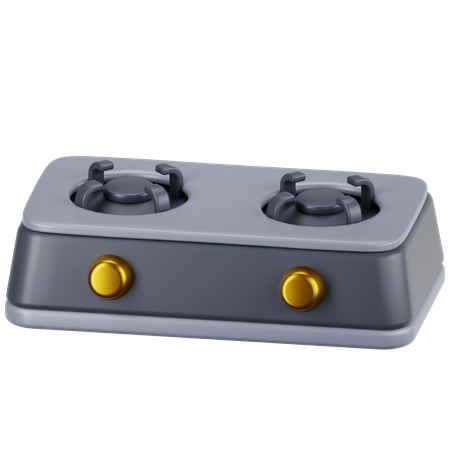 Estufa de gas  3D Icon