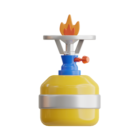 Estufa de gas  3D Icon