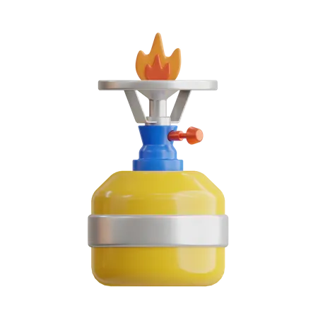 Estufa de gas  3D Icon