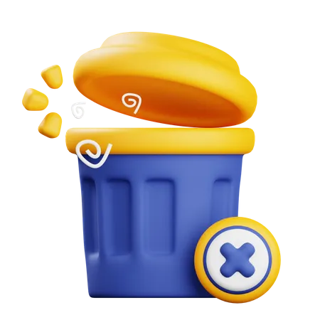 Lixo vazio  3D Icon