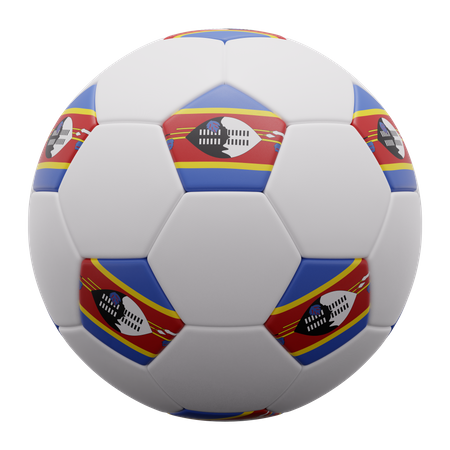 Eswatini Ball  3D Icon