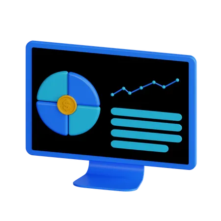 Et analyse de données  3D Icon