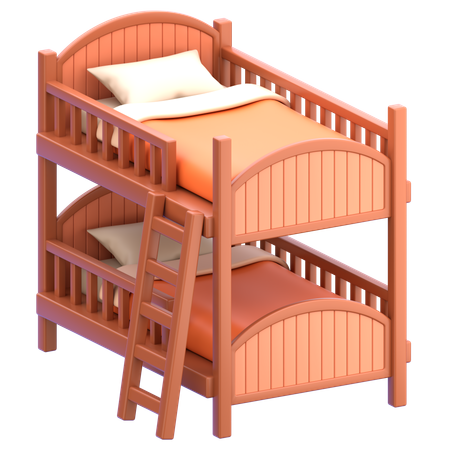 Etagenbett  3D Icon