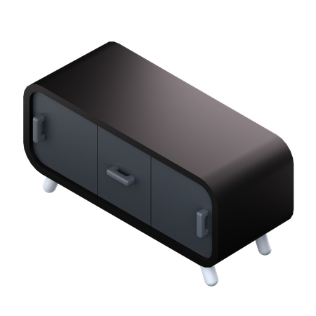 Longue étagère  3D Icon