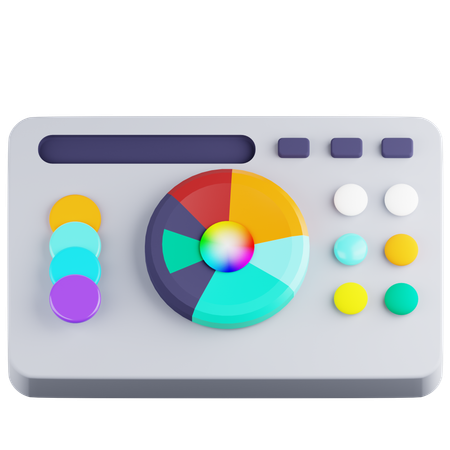 Étalonnage des couleurs  3D Icon