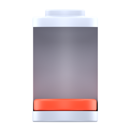 État de la batterie à 10 %  3D Icon