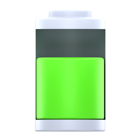 État de la batterie à 70 %  3D Icon