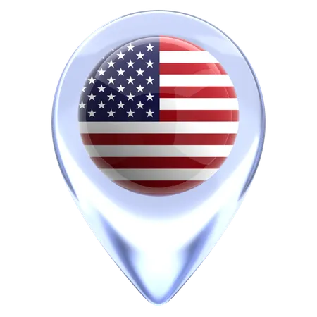 Les états-unis d'Amérique  3D Icon