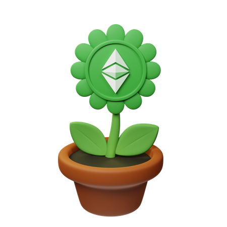 Etc maceta criptográfica  3D Icon