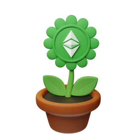 Etc maceta criptográfica  3D Icon