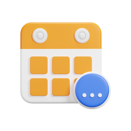 Usw. Kalender  3D Icon