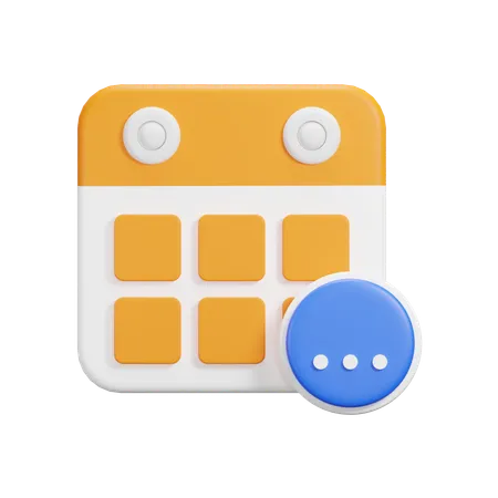 Usw. Kalender  3D Icon