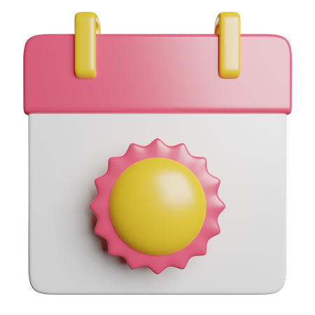 Été  3D Icon