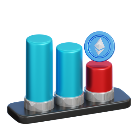 Eth Bearish  3D Icon