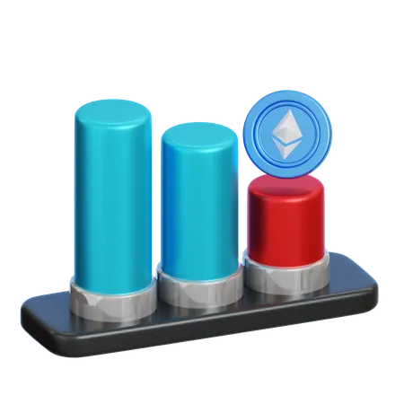 Eth Bearish  3D Icon