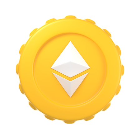 ETH 코인  3D Icon