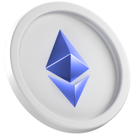Eth Coin  3D Icon