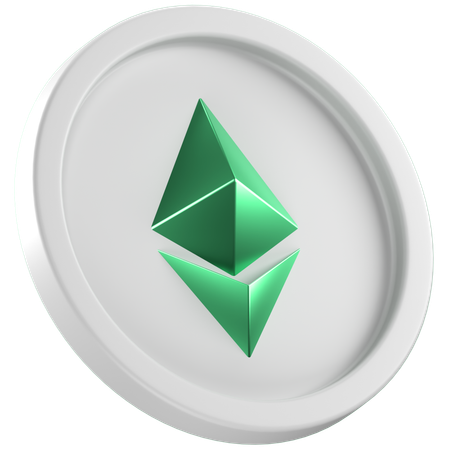 Eth Coin  3D Icon