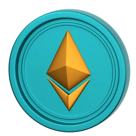 Eth Coin  3D Icon