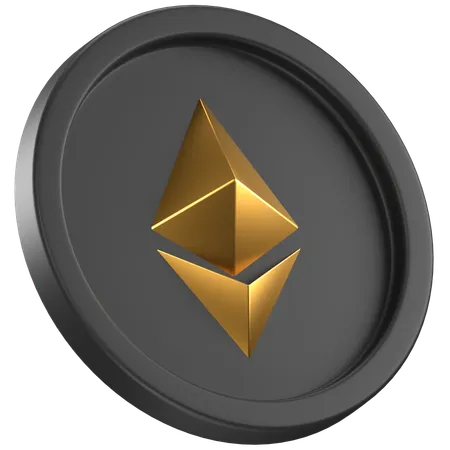 Eth Coin  3D Icon