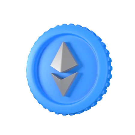 ETH Coin 3D Icon
