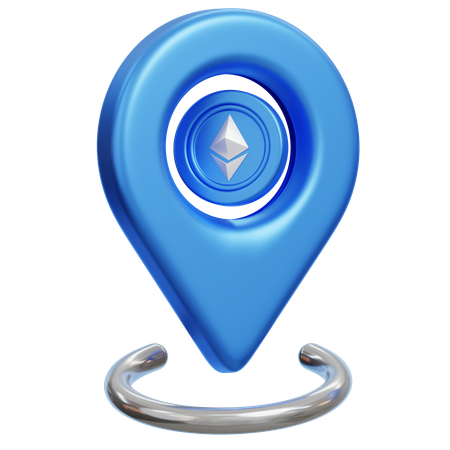 Eth Location  3D Icon