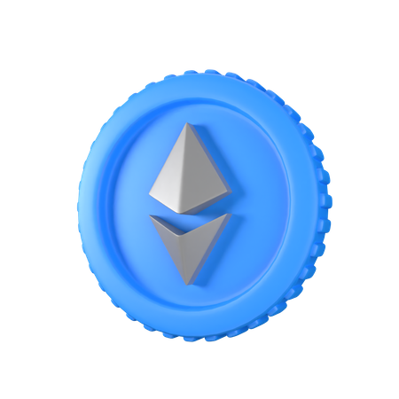 ETH-Münze  3D Icon