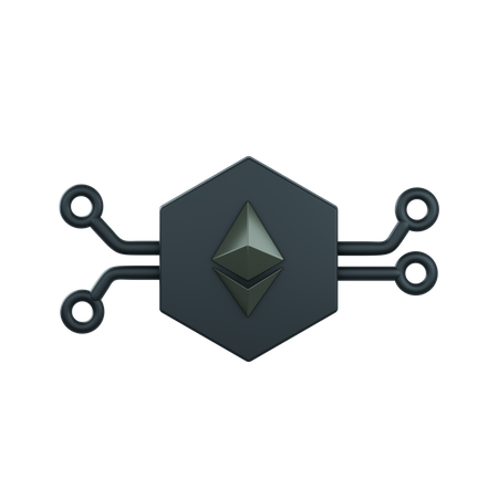 Eth Networking  3D Illustration