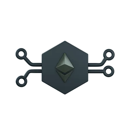 Eth Networking  3D Illustration