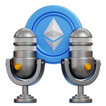 Eth Podcast  3D Icon