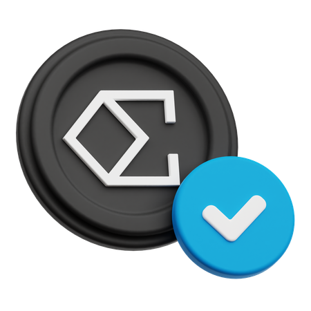 Ethena Check  3D Icon