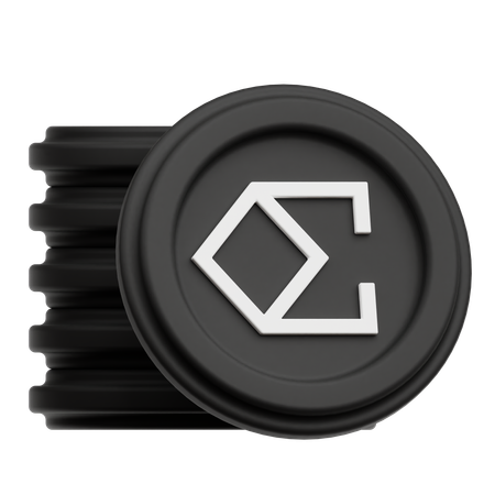 Ethena Coins  3D Icon