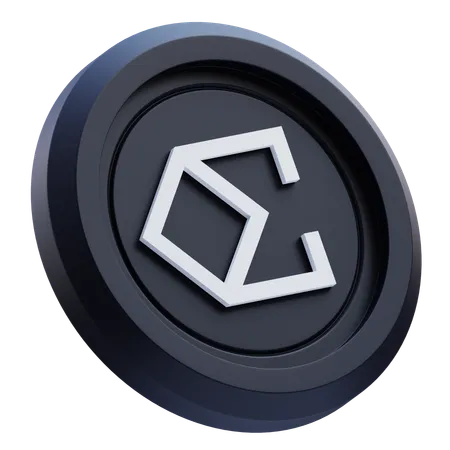 Ethena Cryptocurrency  3D Icon