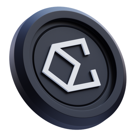Ethena Cryptocurrency  3D Icon