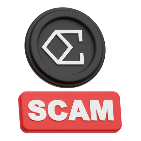 Ethena Scam  3D Icon