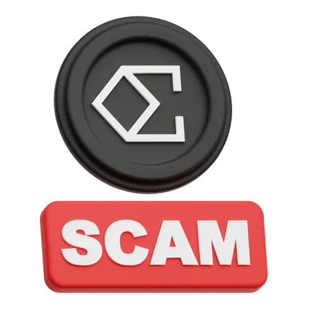 Ethena Scam  3D Icon