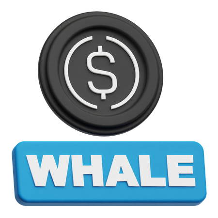 Baleia ethena usde  3D Icon