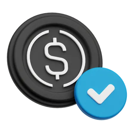 Ethena Usde Check  3D Icon