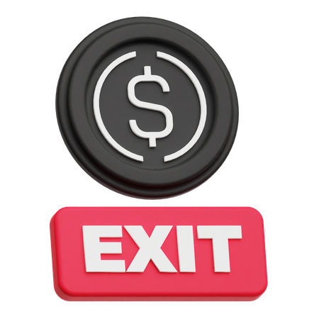 Ethena Usde Exit  3D Icon