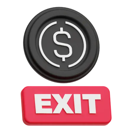 Ethena Usde Exit  3D Icon
