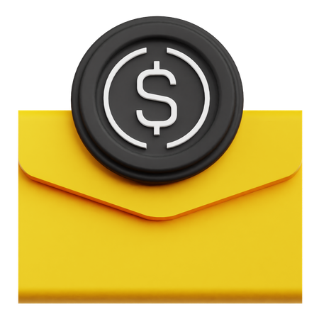 Ethena Usde Mail  3D Icon