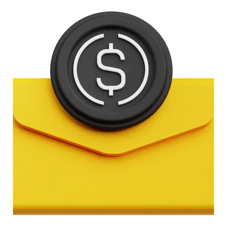 Ethena Usde Mail  3D Icon
