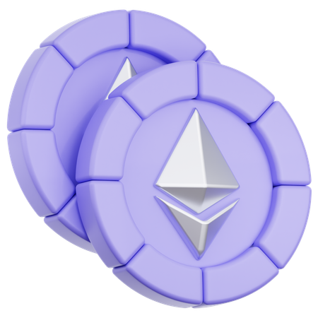 Ethereum  3D Icon