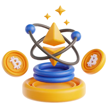 Ethereum  3D Icon