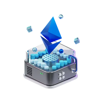 Ethereum  3D Icon