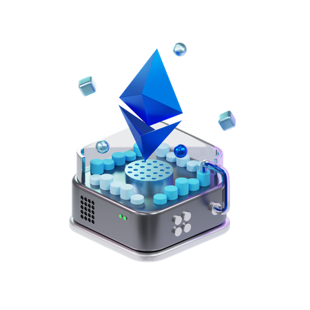 Ethereum  3D Icon