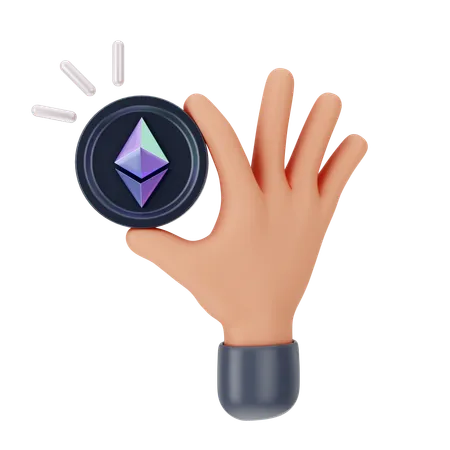 Ethereum  3D Icon